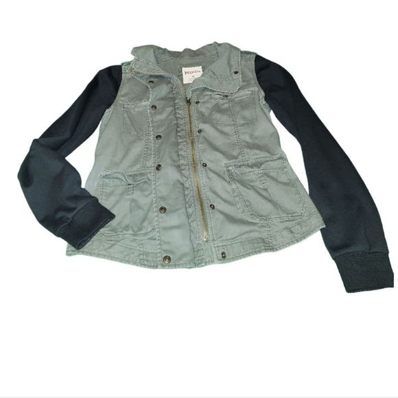 Mudd Jackets & Blazers - Mudd Army Green Denim Jacket Size Medium